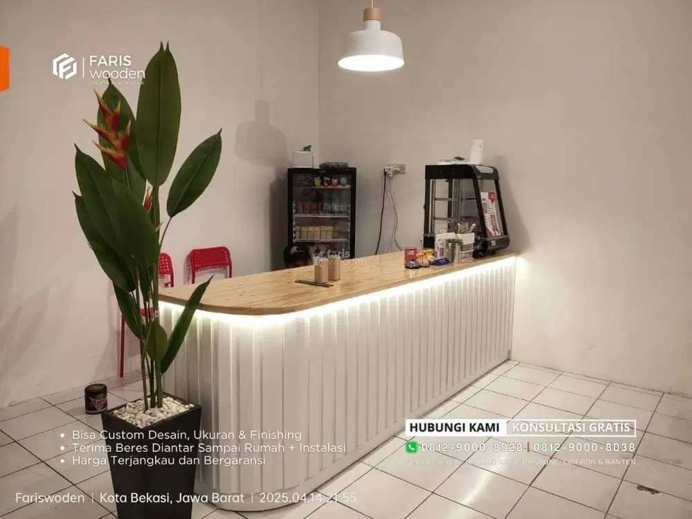 Meja Bar Custom Kombinasi Warna