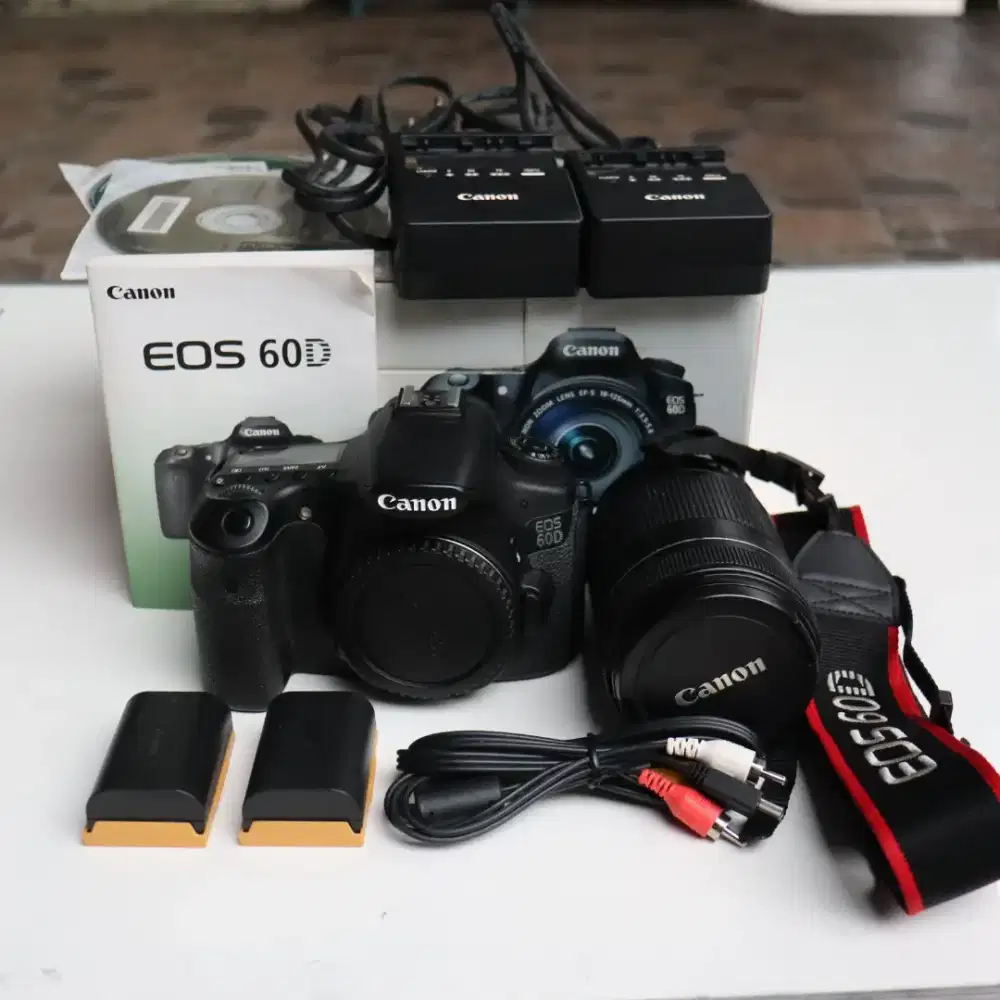 Camera DLSR Canon EOS 60D Fullset SC Dibawah 4K | Kamera Canon EOS 60D