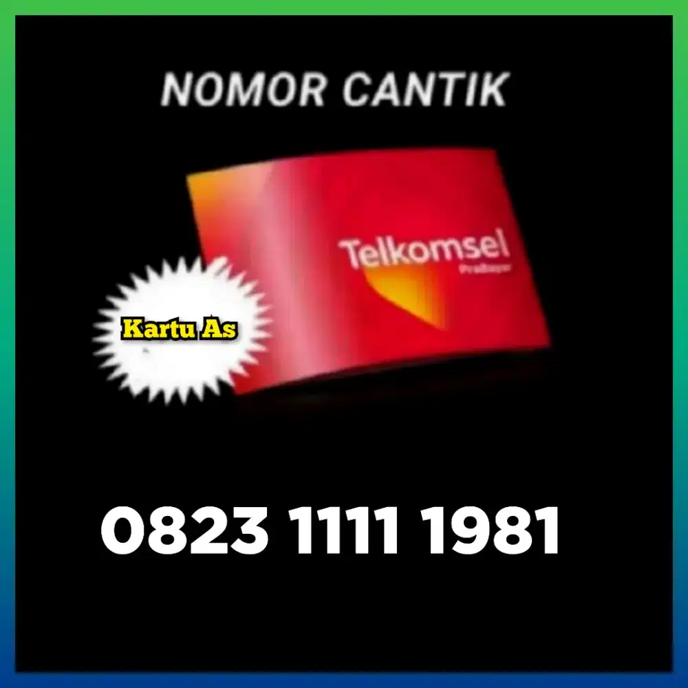 Perdana Nomor Cantik  Telkomsel seri tahun
