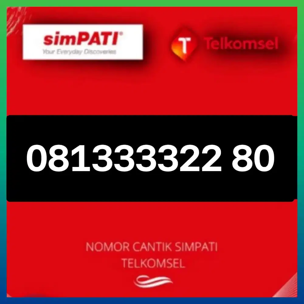 Nomor cantik simpati Telkomsel 11 digit