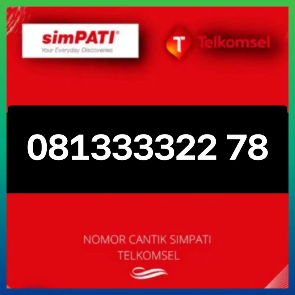 Perdana Nomor Cantik Simpati 11 digit Telkomsel