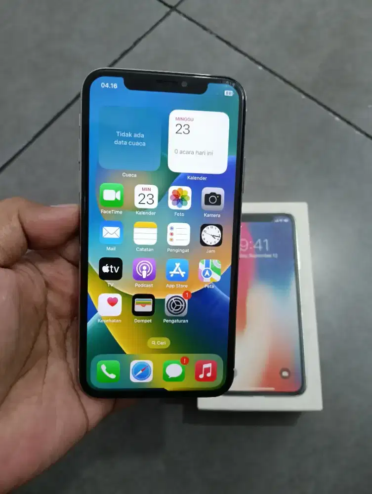 Iphone x 64gb all operator fullset