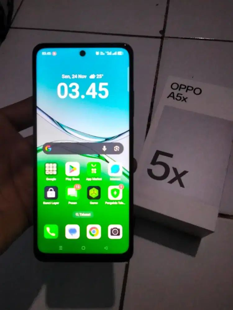 Oppo a5x 6/128 3 hari pemakaian