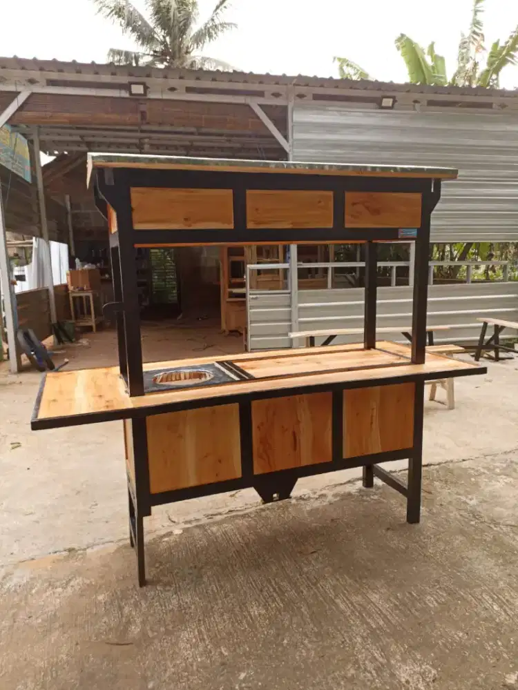 Jual Gerobak Angkringan, Bakso, Mie Ayam, Bubur, Sate, Soto, Pecel dll