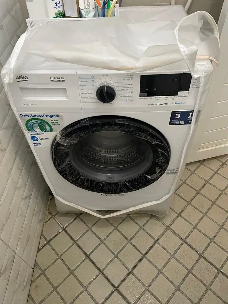 BEKO Mesin Cuci Front Load 8Kg Inverter WCV8512BW0