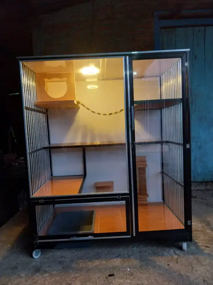 Cod kandang kucing aluminium