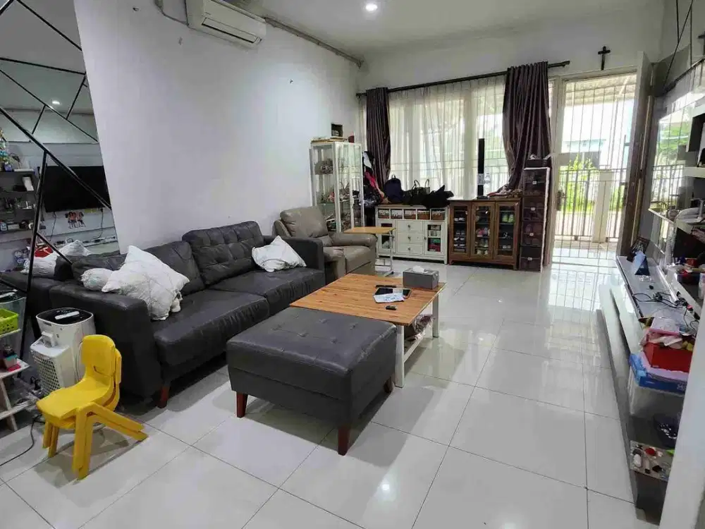 Dijual cepat bawah pasaran di kelapa gading rumah bagus sdh renovasi semi furnished siap huni 2 lantai LT 122 LB 173