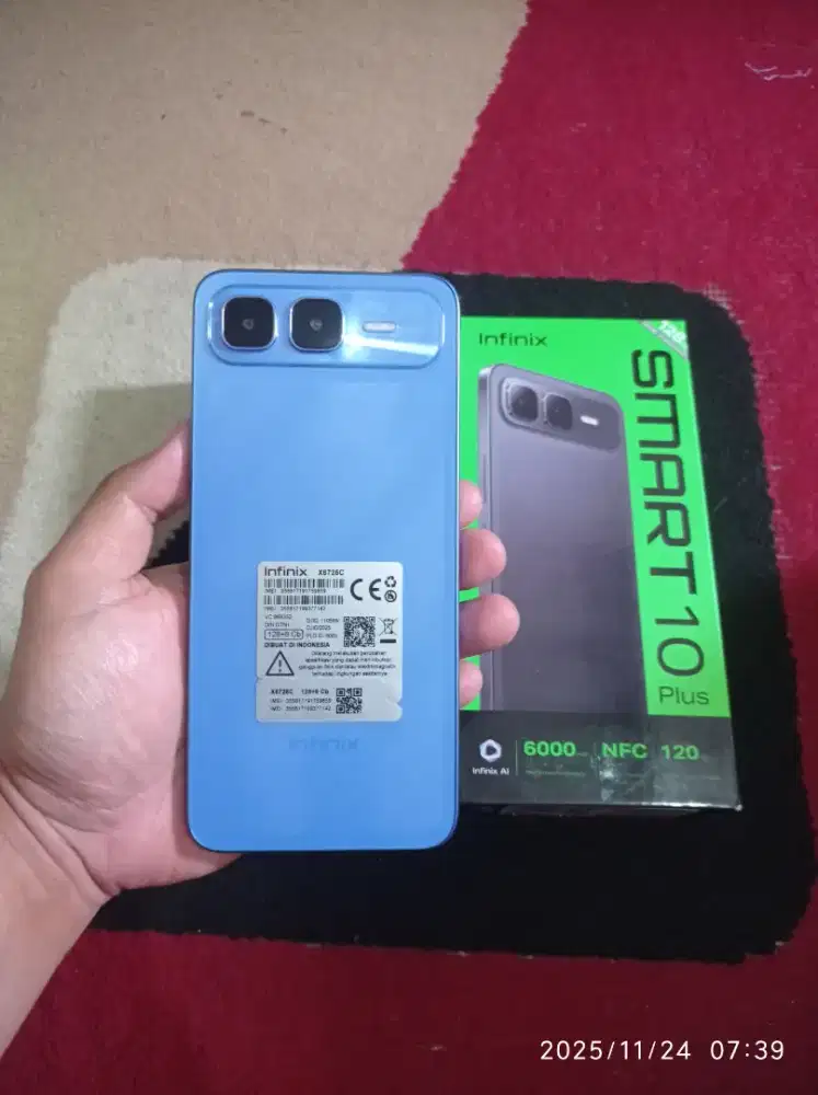 BISMILLAH INFINIX SMART 10 PLUS RAM 8/128 FULSET MULUS
