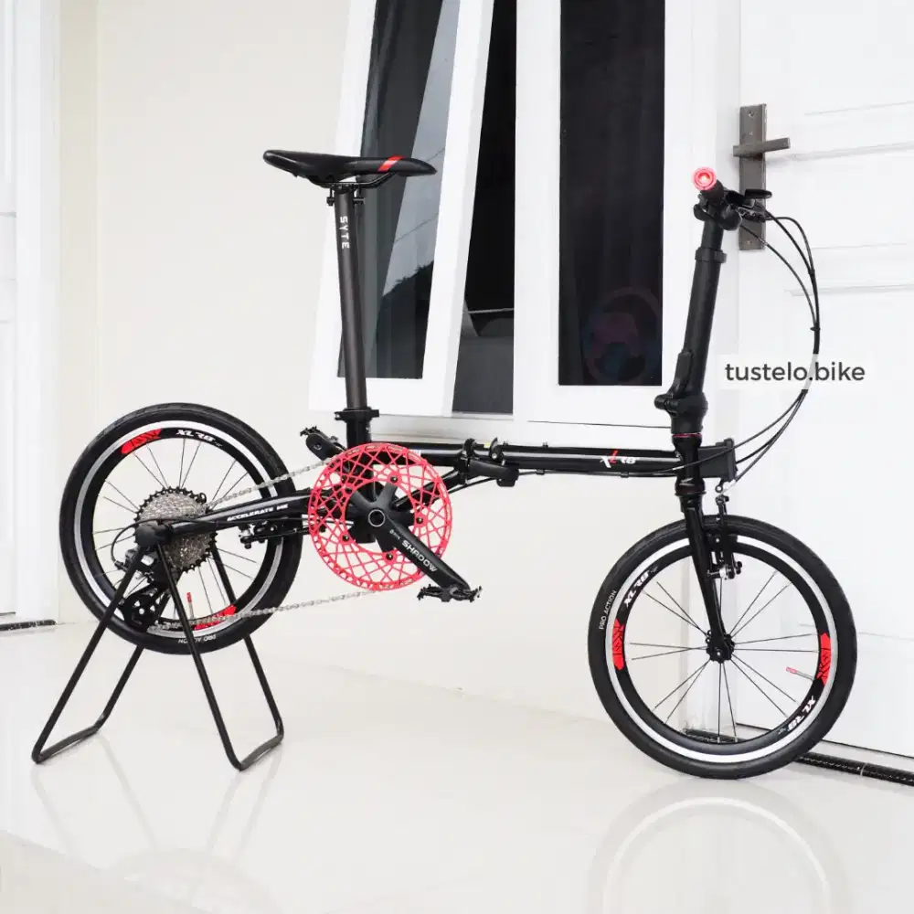 Seli 16+ XLR8 Rimbrake Shimano by tustelo.bike Sepeda Lipat VBrake