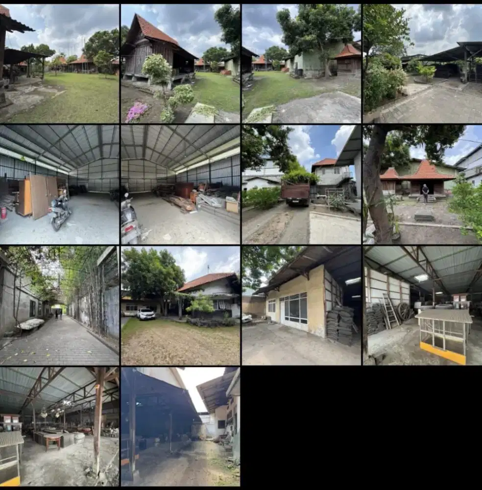 Dijual Gudang raya mastrip bogangin dekat pintu Tol gunungsari