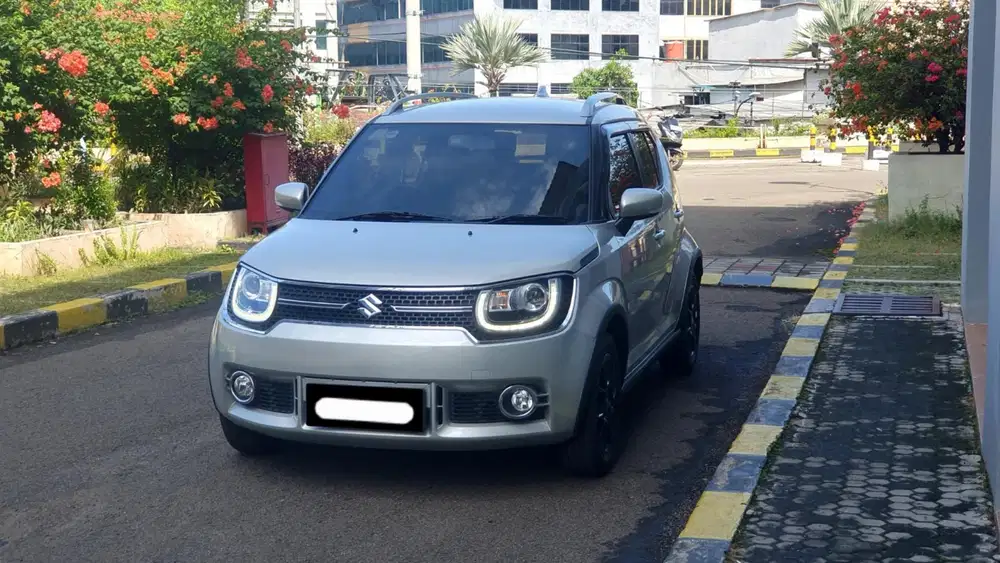 Km16rb suzuki ignis gx 2017 pakai 2018 silver matic