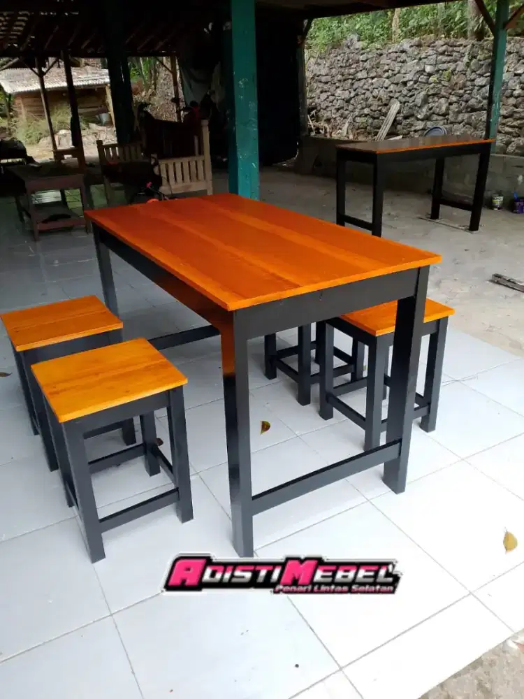 Meja kursi cafe warung resto promo