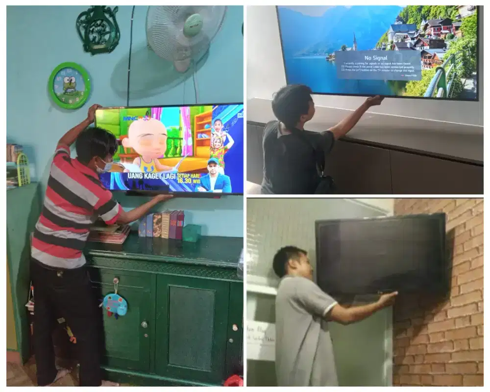 Braket +pasang 32-43inc terima rapih bracket breket led tv