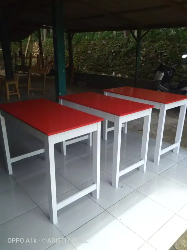 Meja serbaguna costum warna promo