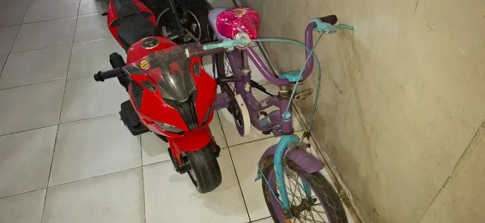 Jual sepeda anak dan motor listrik anak