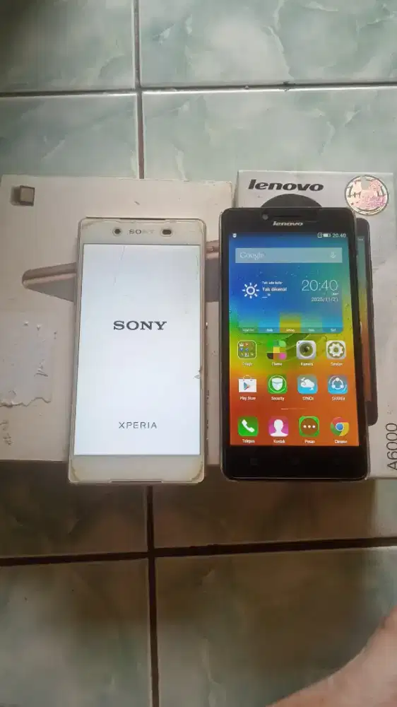 Lenovo dan Sony Xperia z+3