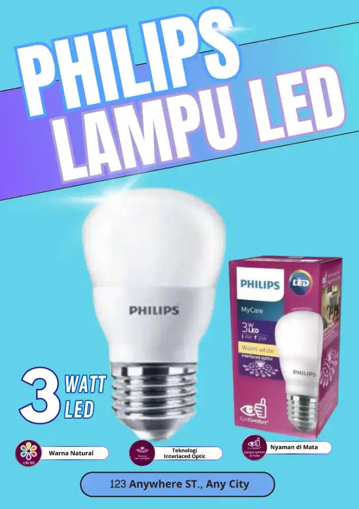 LAMPU PHILIPS 3watt