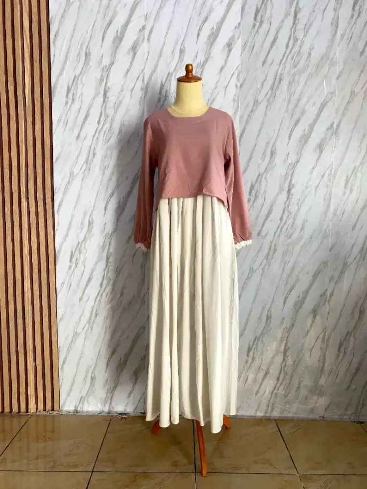 PRELOVED GAMIS DRESS PINK