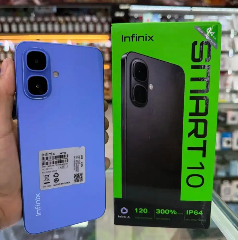 INFINIX SMART 10 RAM 4/64 BARU