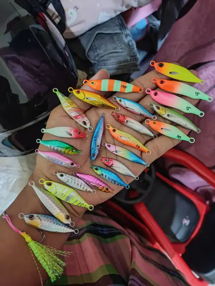 Metal Jig Umpan pancing Casting Gacor 7Gram-10g-15G-20Gram