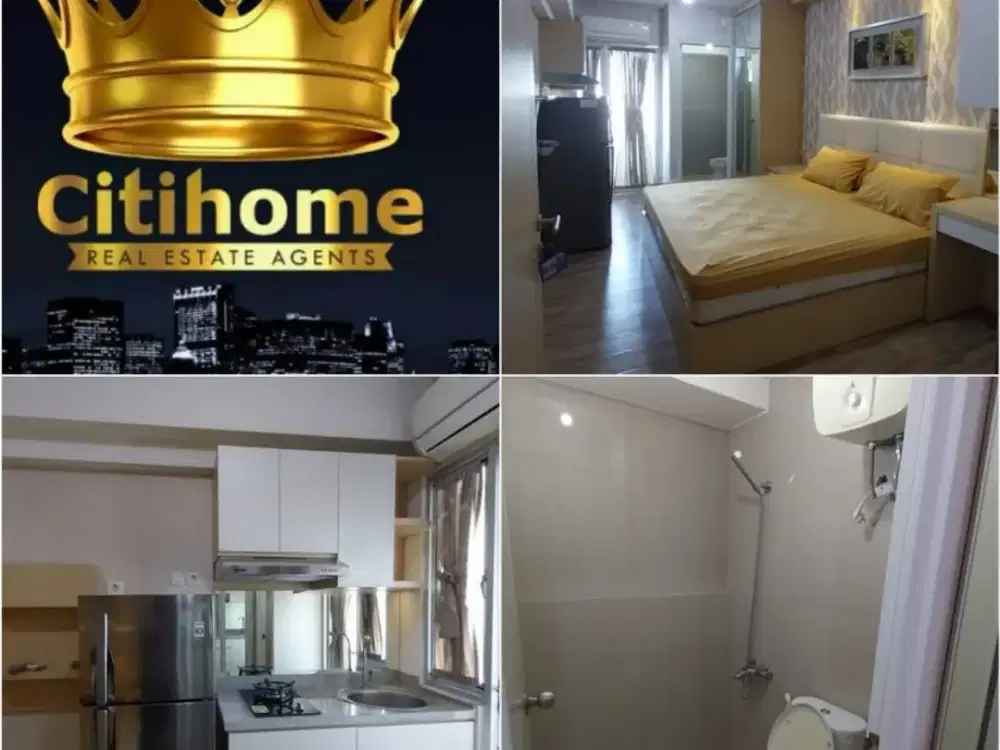 menyewakan apartemen educity 1br bulanan bycitihome