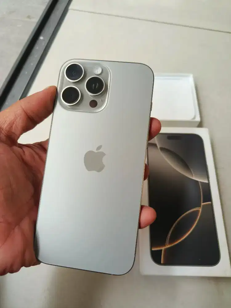 iPhone 15 pro max 256 gb natural mulus 99% Hb 100% garansi iBox 2026