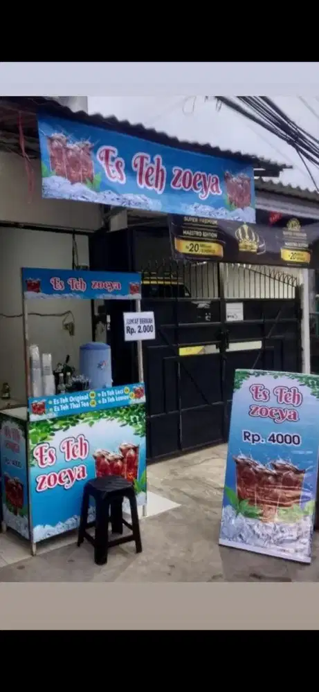 Loker untuk jaga booth Es teh