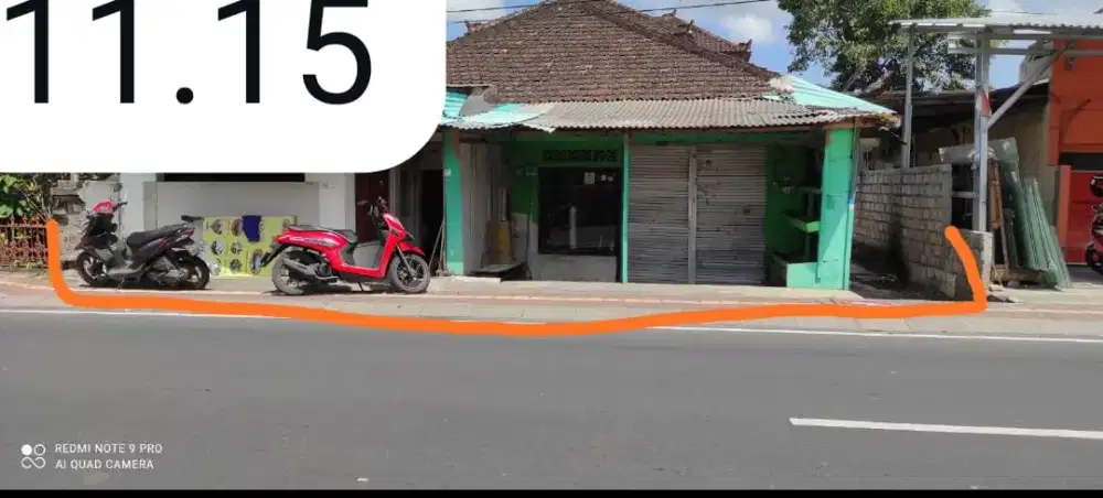 Jual tanah isi bangunan di Jl Utama Buana Raya Padang Sambian Denpasar