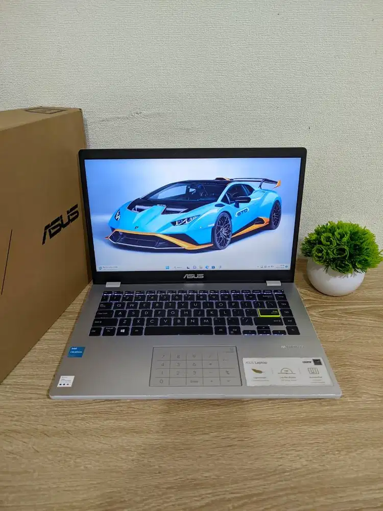 LAPTOP ASUS VIVOBOOK E410KA INTEL N4500 RAM 4GB SSD 512GB 14FHD MULUS