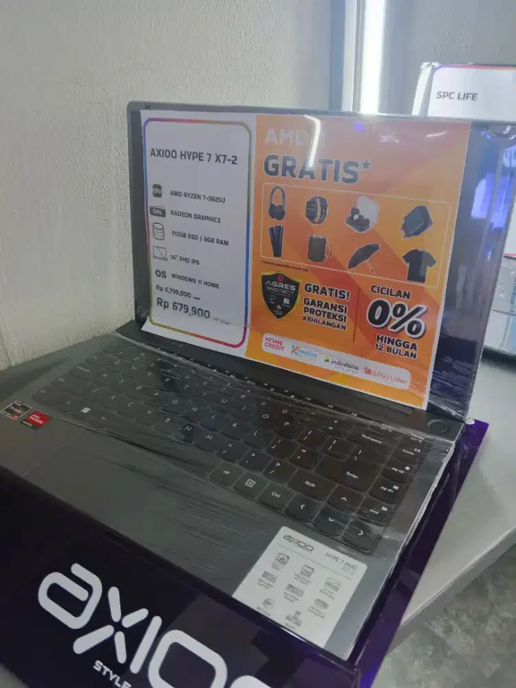 Laptop AXIOO Hype 7 X7 -2 Ryzen 7 Bisa Cicilan Cukup KTP Saja