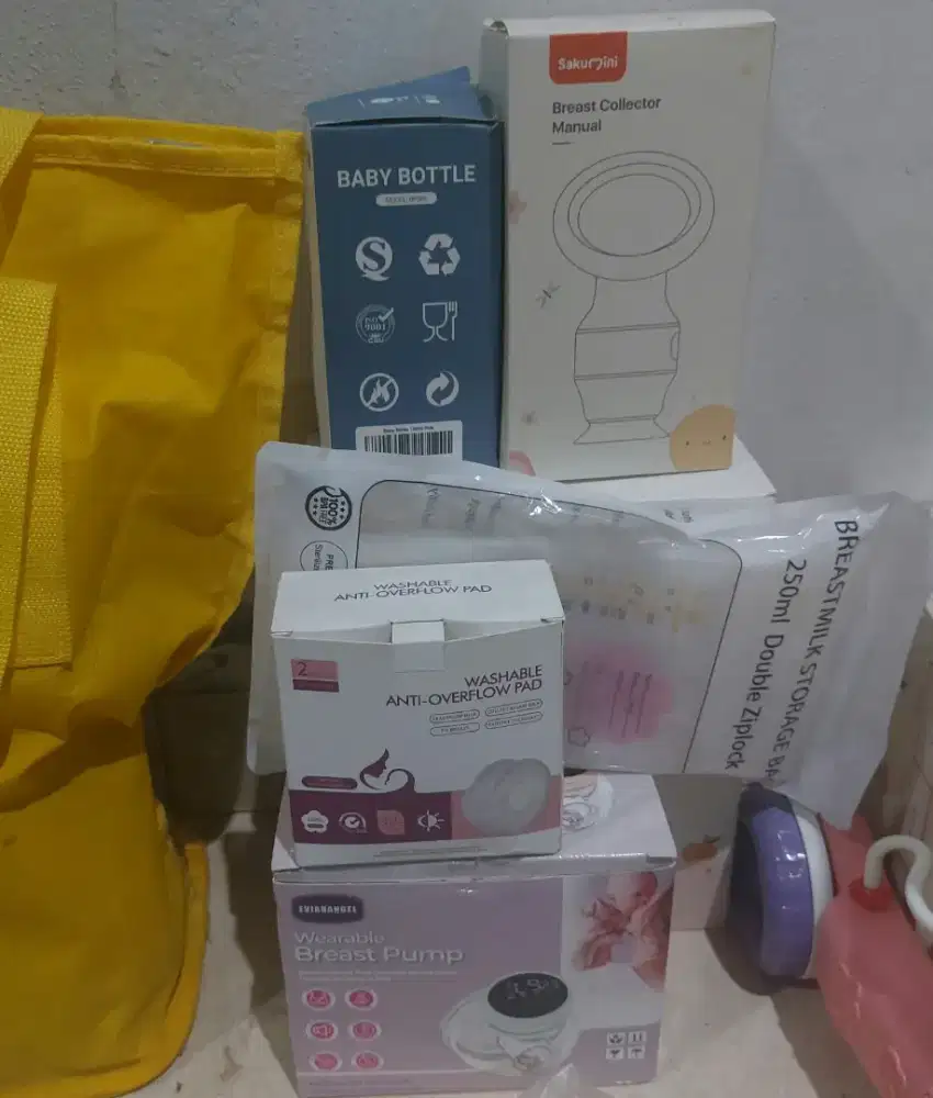 Pompa ASI Sakumini Electric, Evianagel Breast Pump, Baby Bottle