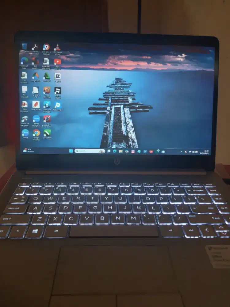 Laptop mulus siap pakai Merk HP