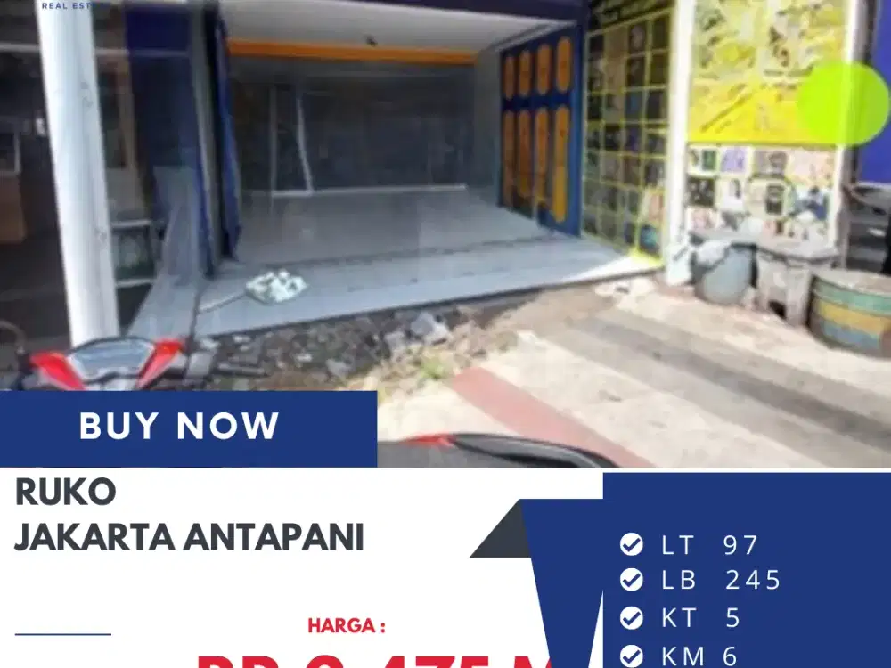 Ruko murah mainroad jalan jakarta antapani nandung