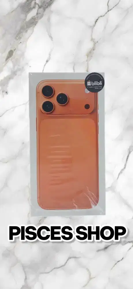 iPHONE 17 PRO MAX 1TB NEW Segel Garansi Resmi Ibox 1 Tahun