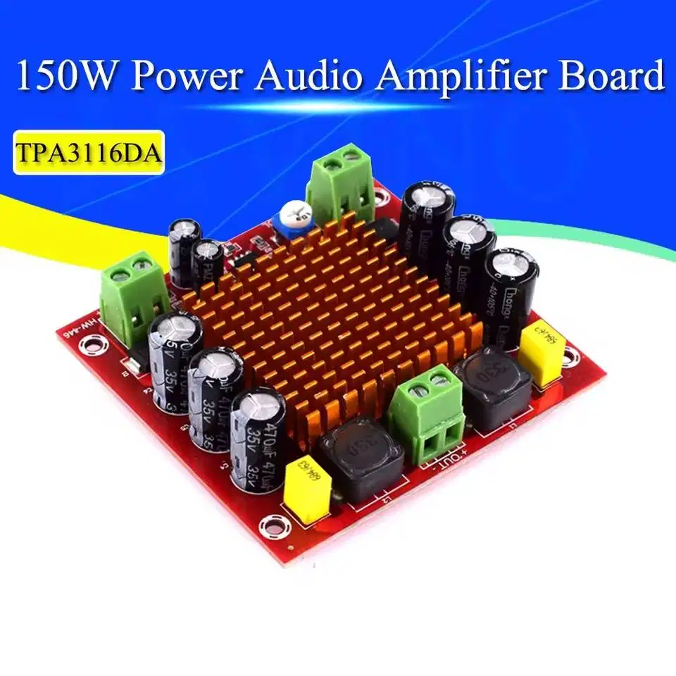 Amplifier TPA3116D2 Mono 150W Chip ORI M544 digital power amplifier