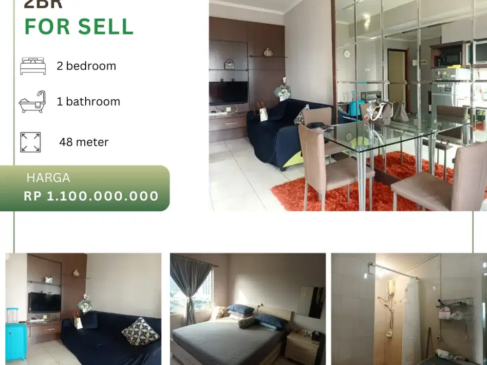 Dijual Apartement Sudirman Park 2BR Full Furnished Tower A