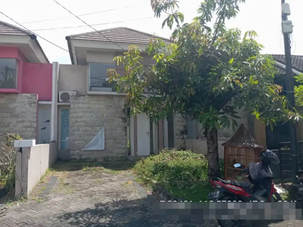 Dijual rumah lelang cash di puri safira Menganti gresik