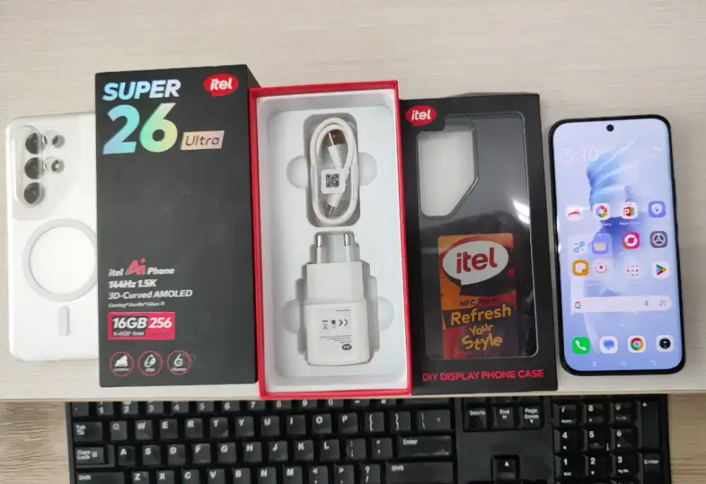 Itel Super S26  Ultra 8/256 Fullset Blm Sebulan