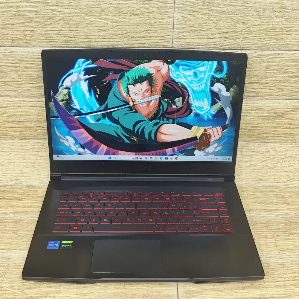 Laptop 2nd GM MSI GF63 Thin 11SC Core I7-11800H 8GB SSD 512GB GTX 1650