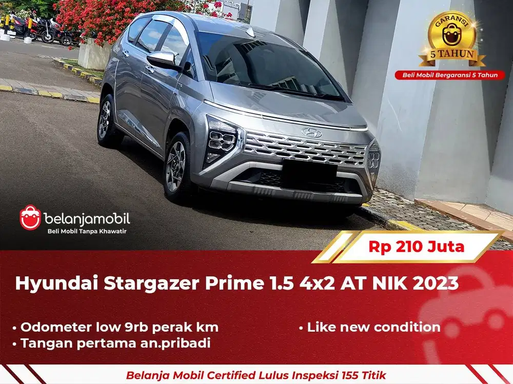 [ GARANSI 5TH ] Hyundai Stargazer Prime 1.5 4x2 AT 2023 2024