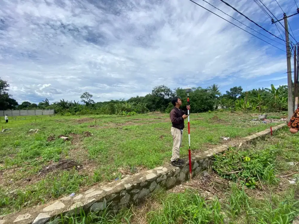 Kavling 1 jutaan  Free SHM 5 menit Stasiun Jatake