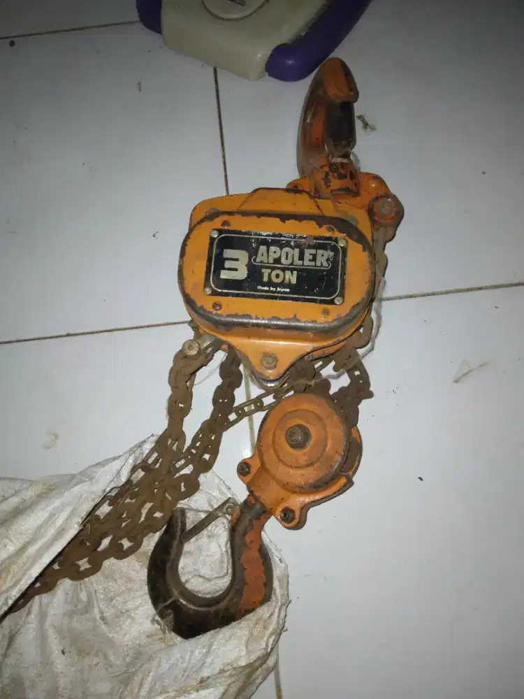 Dijual chain block dan kunci pipa
