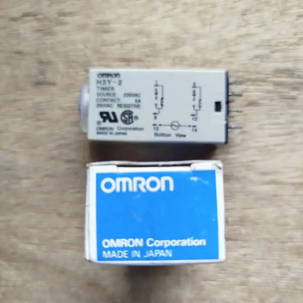 Timer H3Y-2 10 sec AC 220V Omron Made In Japan