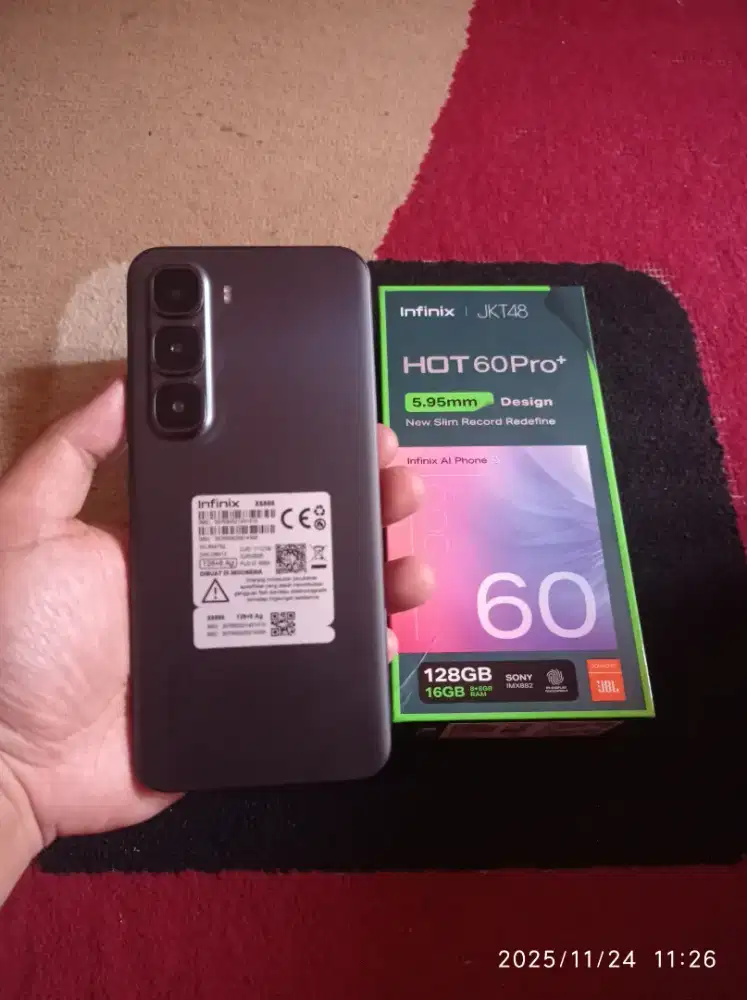 BISMILLAH INFINIX HOT 60 PRO PLUS 8/128 FULSET MULUS BARU SEBULAN