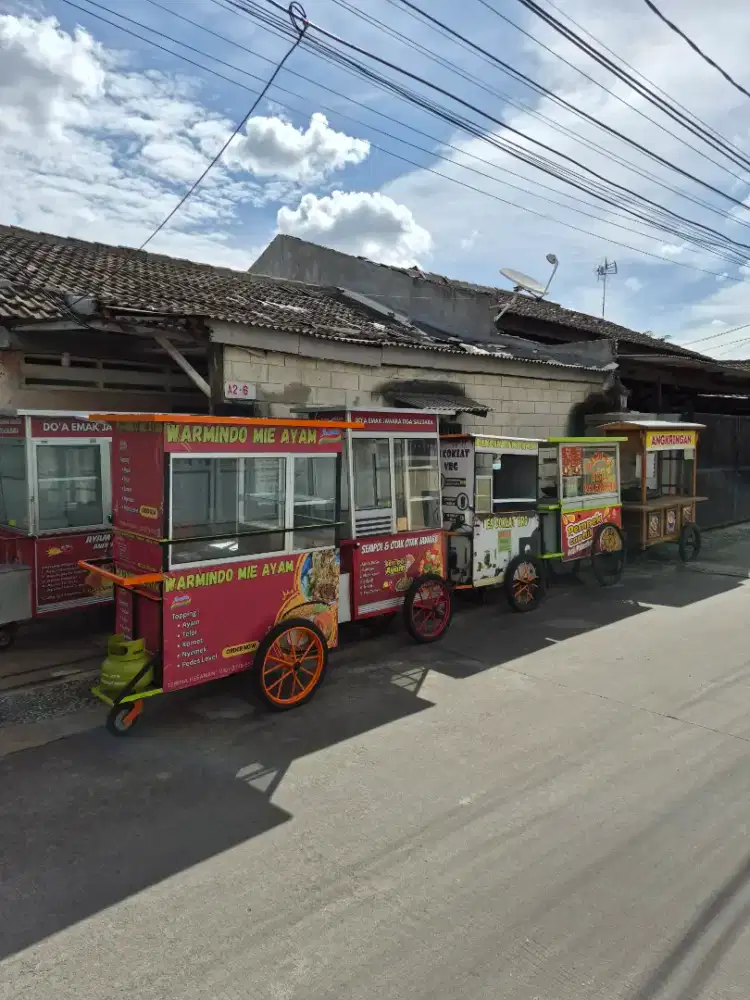 Gerobak es buah/ gorengan/ es jeruk-DLL