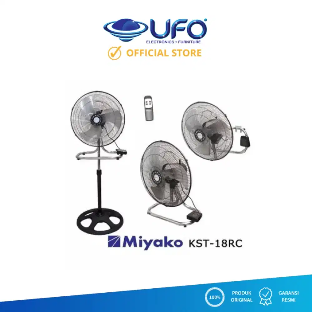 KIPAS ANGIN MIYAKO KST18RC ( 3IN 1 )