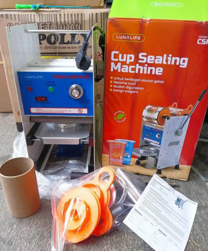 Cup Sealer Luna life 8-22oz semua gelas ukuran