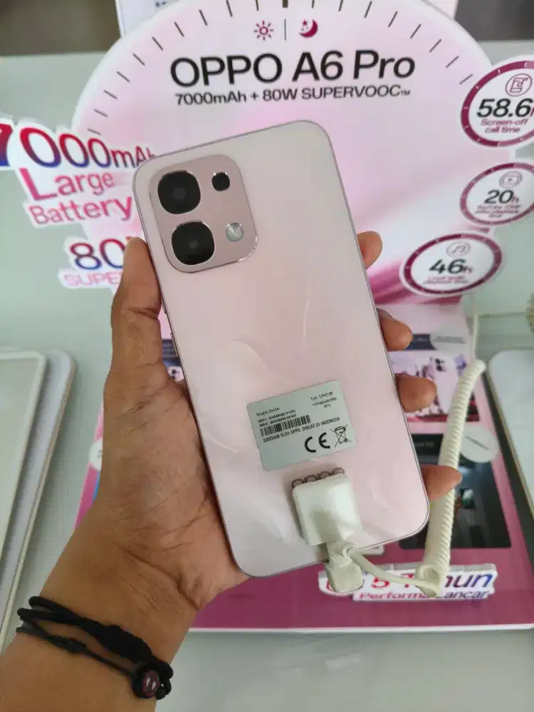 Oppo A6 Pro (4G&5G) garansi resmi cicilan ringan hingga 24 bulan!!!