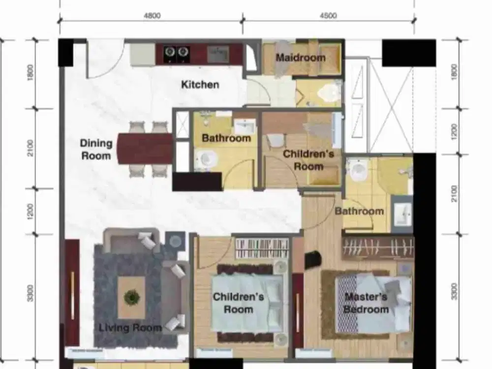 Dijual Sky House Apartment Alam Sutera 3BR