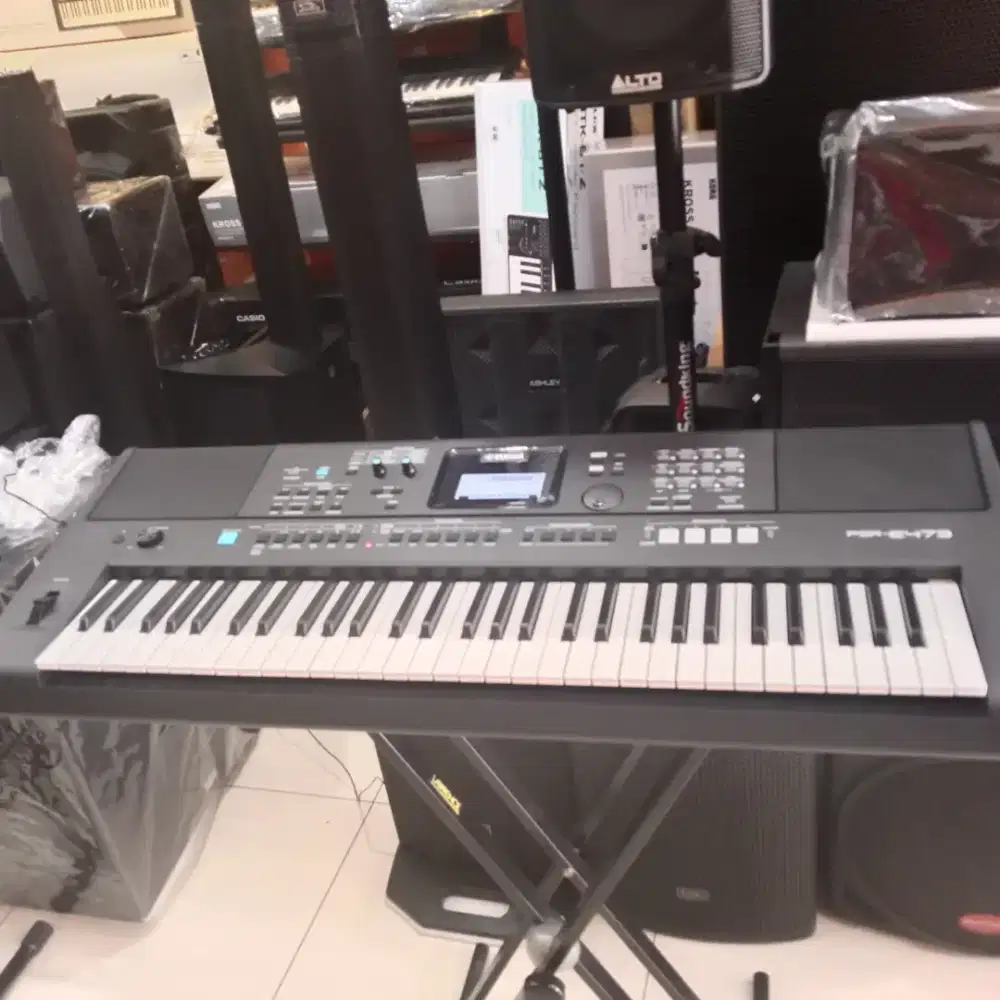 KEYBOARD YAMAHA PSR E473 BISA CICILAN CUKUP BAWA KTP
